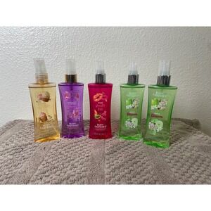 Body Fantasies Fragrance Body Spray Lot 5pc 3.2oz Multicolor Excellent Variety